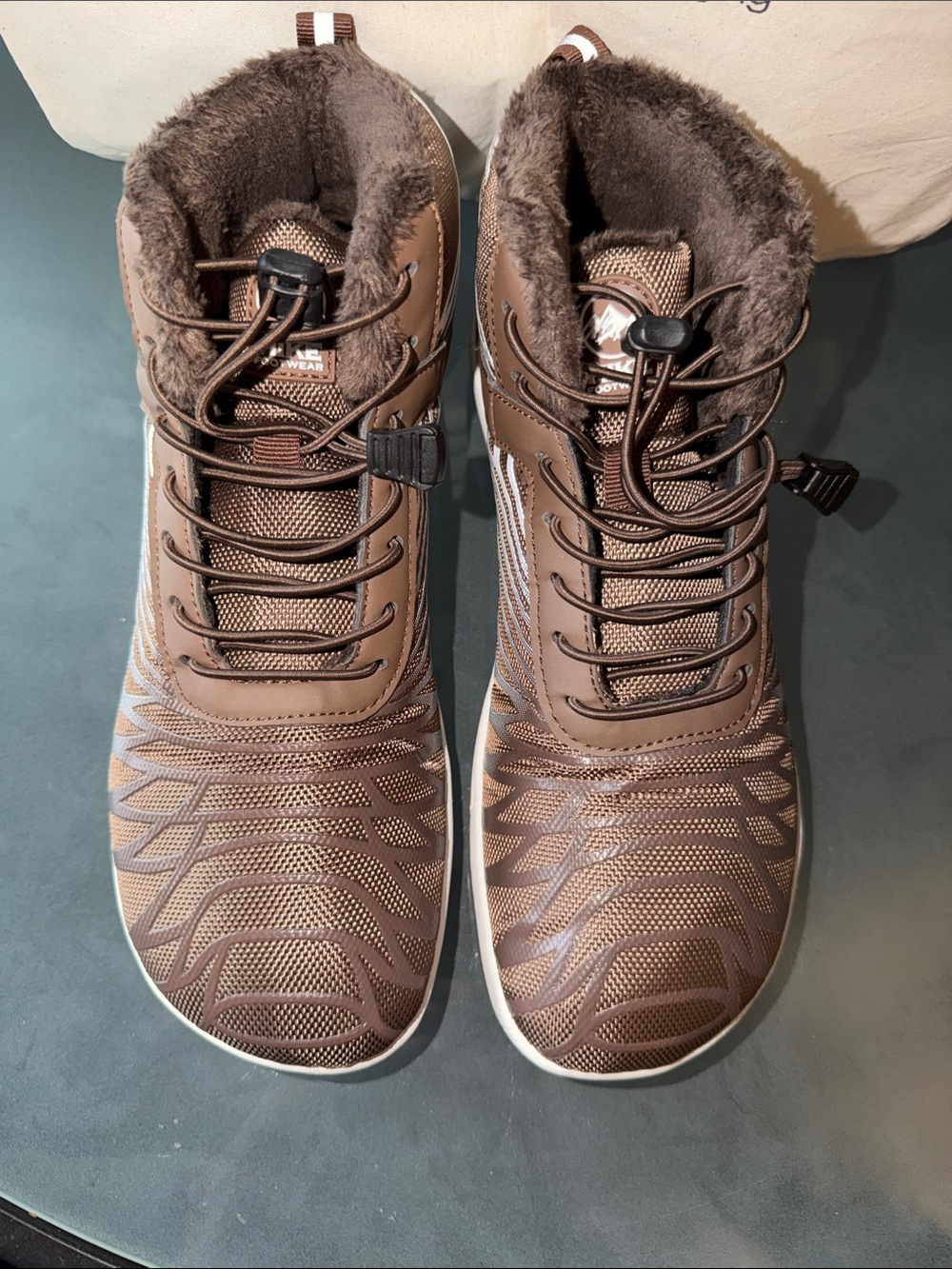 Hike Lorax Brown High-Top Winter Shoe - Picture 2 of 4
